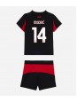Billige AC Milan Luka Modric #14 Hjemmedraktsett Barn 2025-26 Kortermet (+ Korte bukser)